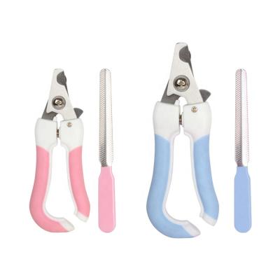 China Viable Factory Wholesale 2 in 1 Cat Pet Dog Nail Clipper Quality Pet Nail Cutter and Trimmers for sale