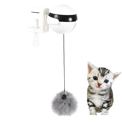 China New Design 2021 Amazon Hot Sale Viable Automatic Pet Toy Raising Electric Cat Toy Popular Cat Toy for sale