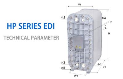 China WWTP Reverse Osmosis 4T EDI Water Treatment System for sale