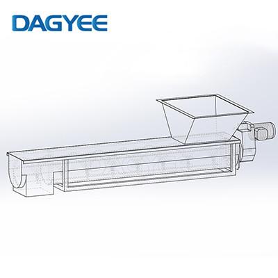 China Waste Water Treatment Shaftless Screw Spiral Conveyors for sale