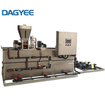 China Pam Feeding Dosing System Dilution Solution Dry Polymer Batching Station for sale