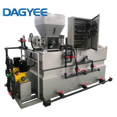 China Pam Feeding Dissolving Preparation Polymer Dilution Solution Dry Polymers Batching Station for sale