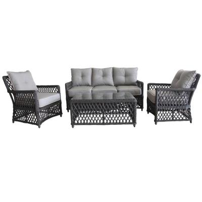 China Weather Furniture Outdoor Most Popular Custom Patio Furniture Wicker Sofa Set for sale