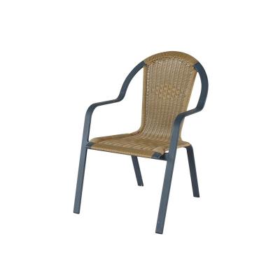 China Weather Resistant/Luxury Outdoor Weather Outdoor Furniture/Cheapest Selling Alu Tube Garden Porcelain Eco-Friendly Plastic Wicker Chair For Garden for sale