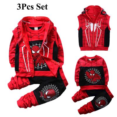 China New Free Time Baby Clothes Sets Cotton Sports Suit For Boys Clothes Spring Suit Children Clothes 3pcs Set Autumn Jumpsuit Fall for sale