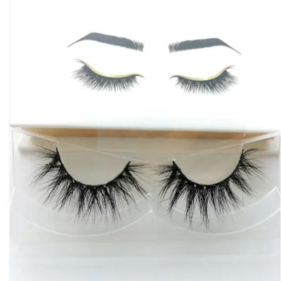 China 3d 6d mink eyelashes 25mm faux mink 25mm 25mm natural hand made private label mink lashes fluffy for sale