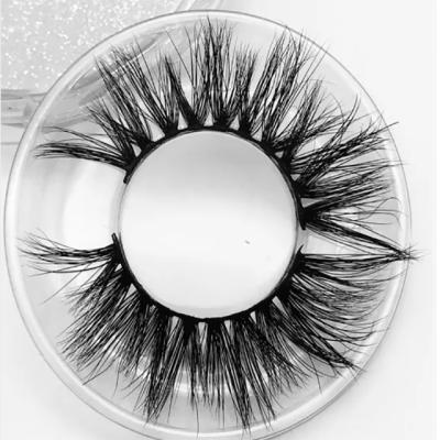 China Youchao 20mm long natural faux mink eyelashes 20mm 3D mink eyelashes faux mink eyelashes for sale