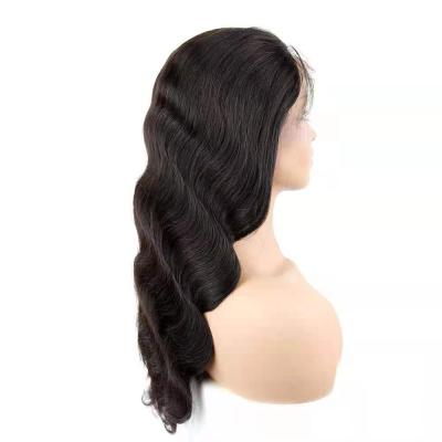 China Human Hair Lace Front Wig Deep Wave 13x6 Lace Front Brazilian Real Hair Wig Deep Wave Lace Front Wig for sale