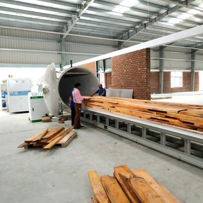 China 4500x1000x1000mm Vacuum Kilns For Wood Drying High Frequency Wood Dryer Kilns HFVD45-SA for sale