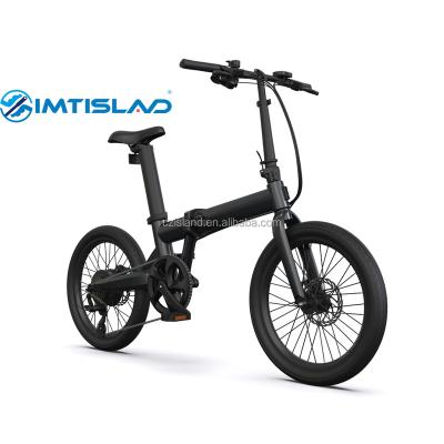 China Hot selling aluminum alloy folding electric bicycle motor ebike 7 high speed gear for sale