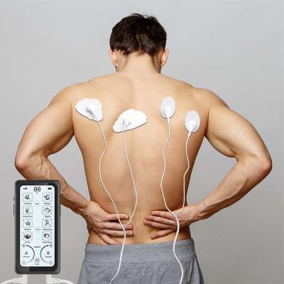 China Portable Ten Unit EMS Massage Back Pain Relief Pulse Massager Physiotherapy EMS Muscle Stimulator Physiotherapy Equipment for sale