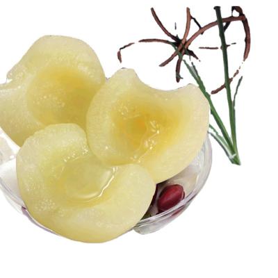 China Canned Yellow Peaches Slices In Pear Juice China Canned Fruit Buyer's Marks for sale