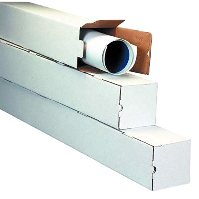 China Recycled Materials Long Tube Box Corrugated Poster Mailing Box for sale