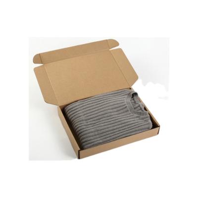 China Recycled Corrugated Paper Box Clothing Packaging Box Customized Packaging Materials for sale