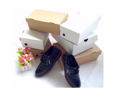 China High Quality Materials Lidded Box Recycled Paper Folded Shoe Box for sale