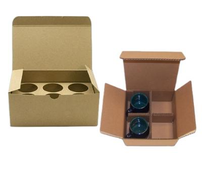 China Recyclable High Quality Cardboard Box Dividers Corrugated Shipping Carton For Jars for sale