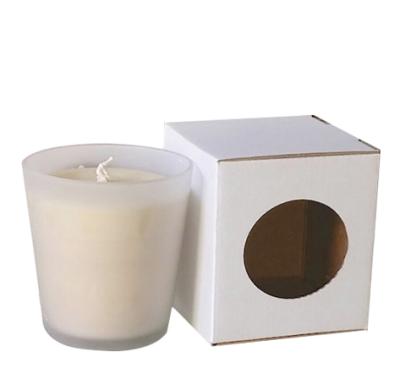 China Recyclable Die Cut Window Candle Gift Set Custom Packing Boxes Logo for sale