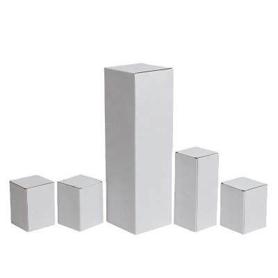 China Recycled Mailing Materials White Cardboard Box Mailing Box Printed White Cardboard Box for sale