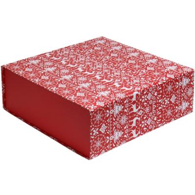 China Recyclable Fashion Christmas Gift Custom Decorative Cardboard Box With Lid Match Box Cardboard Boxes For Bottle for sale