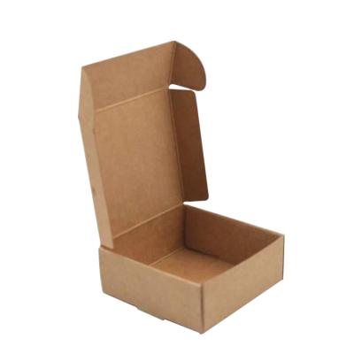 China Wholesale Custom Recyclable No Printing 300gsm Paper Kraft Paper Size 9*5.5*2.5cm Tuck Top Box Kraft Paper Box For Gift for sale