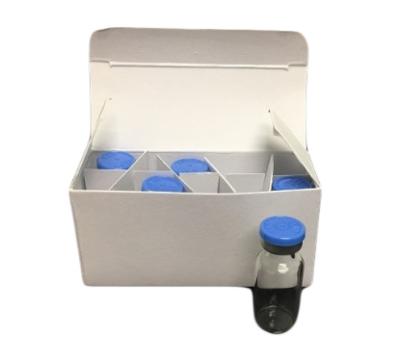 China Recyclable Stored White Package 10ml Vial Medicine Boxes With Insert for sale