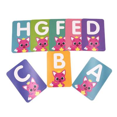 China Custom Printing Paper Kids Learning Educational Memory Flash Card Set for sale