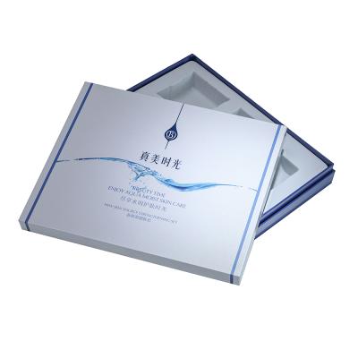 China Recycled Materials Custom Luxury Rigid Sponge Insert Gift Colorful Lid And Raw Paper Packaging Box With Your Logo for sale