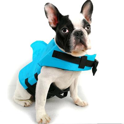 China Lovely Wing Shape Dog Bath Suit Shark Pet Swim Vest Wear Dog Life Vest Pet Reflective Fabrics For Small Dog For Summer for sale