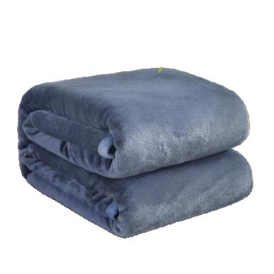 China Flannel Plush Sherpa Fleece Bed Blanket Queen Size Blanket Cozy Anti-pilling Winter for sale