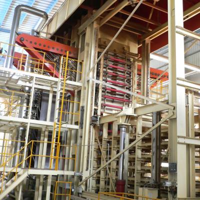 China Continuous Pre Press MDF HDF OSB Particle Board Line for sale