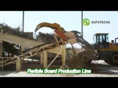 particle board multi-openings production line with capacity of 110~500 m³/day