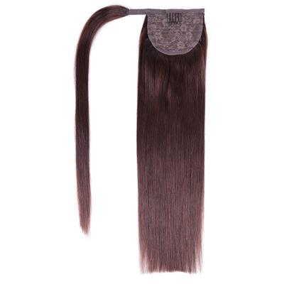 China Silky Straight Wave 10A Price Raw Indian Remy Human Hair Ponytail Extensions Temple Virgin Sellers Cuticle Aligned High Quality for sale