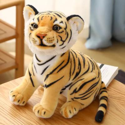 China Custom Tiger Forest Animal Toys Soft Stuffed Jungle Fox Raccoon Giraffe Elephant Plush Toy Factory Wholesale Eco-friendly Material for sale