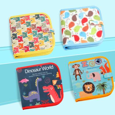 China Polyester Kids Drawing Activity Books, Kids Painting Drawing Book Reusable Art Felt Doodling Book for sale