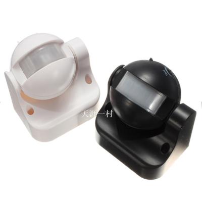 China Outdoor 180° Security PIR Wall Sensor Movement  Wall Sensor Detector Switch IP44 for sale