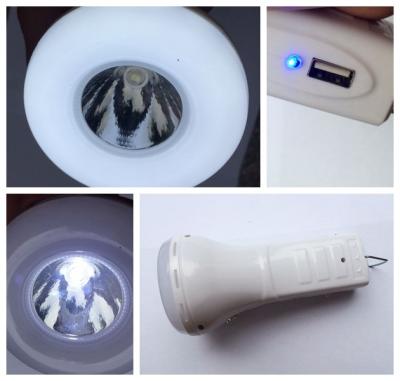 China 800mAh Portable LED Rechargeable Torch Emergency Bulbs With Handle for sale