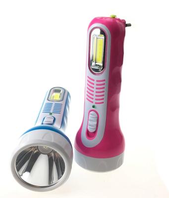 China High Capacity Rechargeable LED Torch Light With Cree LED Hand Torch for sale