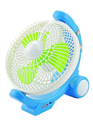 China 2 In 1 Rechargeable AC DC Table Fan With Battery Adjustable Speed for sale