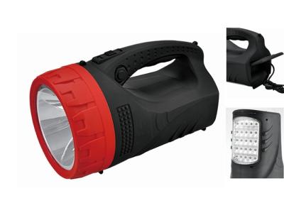 China Portable Emergency Led Lamp / Cordless Rechargeable Led Emergency Light Rubber Body for sale