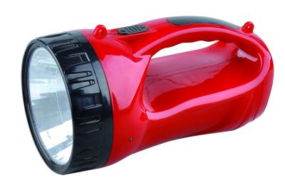 China Safe Camping High Powerful Led Rechargeable Emergency Light In Red Color for sale