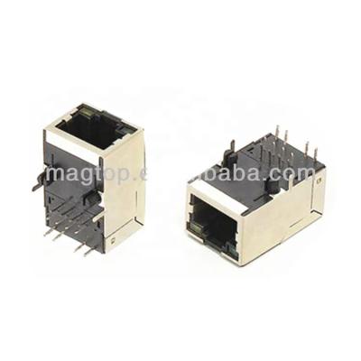 China Power RJ45 cat6 1X1 gigabit connectors Jack 1000Base-TX sign port for UTP for sale