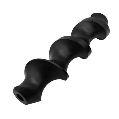 China Customized large flat black nylon plastic precision uhmwpe screw for sale