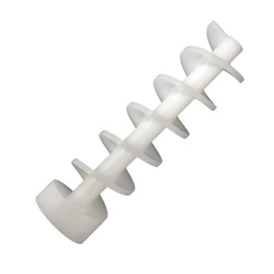 China High Precision Flat Customized Plastic White Nylon Screws for sale