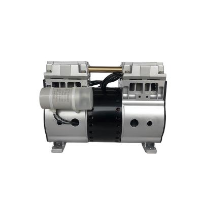 China Automotive industry high pressure 2 stage piston oil free vacuum pump with electric motor 220v/110v for sale