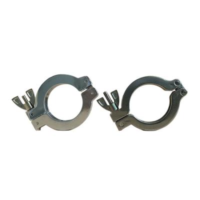 China food & Beverage Wholesale 304 Single Pin Sanitary Stainless Steel Heavy Duty Pipe Clamp for sale