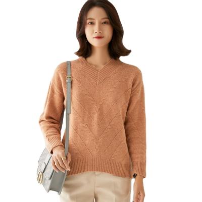 China Good Quality Cashmere Sweater Wool Cashmere Sweater Hot Selling 100% Shrink Proof Long Sweater for sale