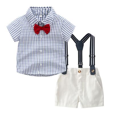 China 2021 Attractive Summer Casual Kid's Design 100% Cotton Children's Coveralls Shirts for sale