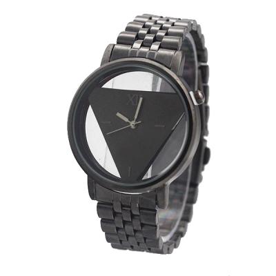 China Chronograph Exterio Special Triangle Alloy Transparent Men And Women Watch for sale