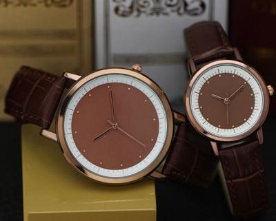 China Non-specific Customized Hand Watch Best Logo Band Latest Couples Watch Color Change Leather Watch Belt for sale