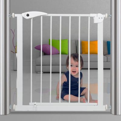 China Automatic Narrow Baby Gate Safety Baby Gate, Extra Tall and Wide Child Gate, Easy Walk Through Durability Dog Gate for House, Stairs, Gates for sale